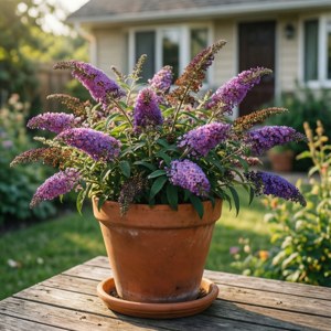 Patio Potted Butterfly Bush