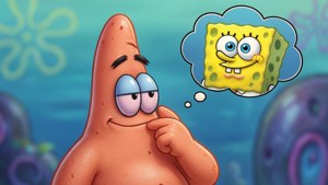 Patrick Thinking of SpongeBob