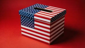 Patriotic Ballot Box USA