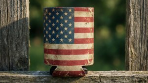 Patriotic Flag Koozie