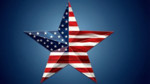 Patriotic Flag Star