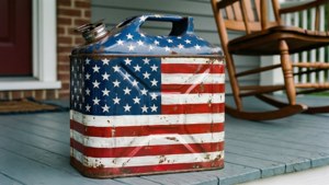 Patriotic Gas Can