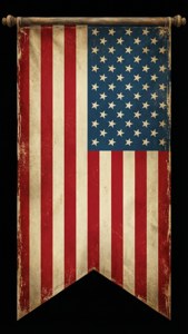 Patriotic Striped Banner