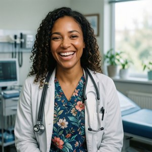 Patterned Scrubs Joy