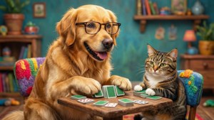 Paws and Rummy