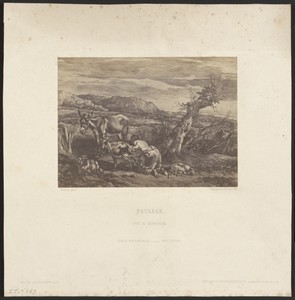 Paysage par N. Berchem