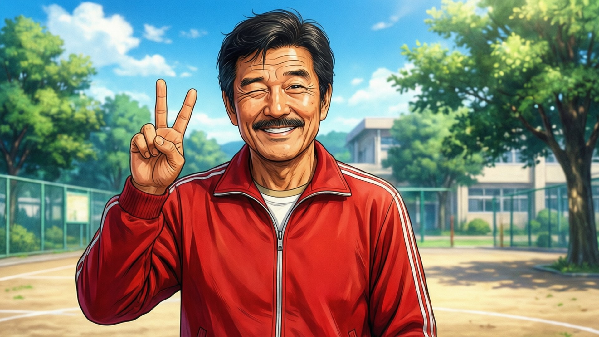 Peace Sign Onizuka by Wallpapers.art Studio