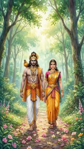Peaceful Forest Ramayana