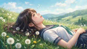 Peaceful Hill Miku