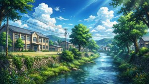 Peaceful Inaba Town