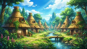 Peaceful Namek Village