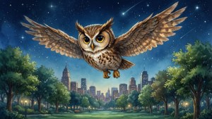 Peaceful Night Glide