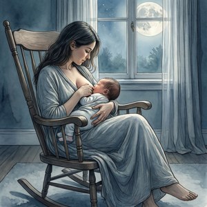 Peaceful Nursing Moment