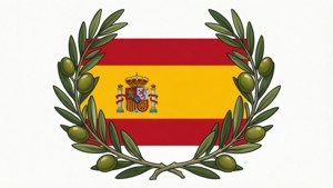 Peaceful Olive Flag