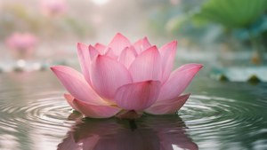 Peaceful Pink Lotus