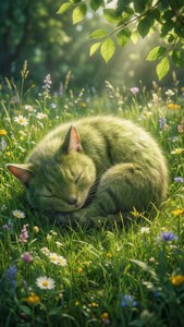 Peaceful Purugly Nap