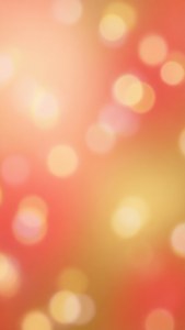 Peach Coral Gold Bokeh