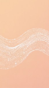 Peach Wave Dots