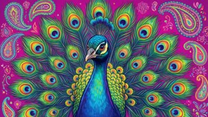 Peacock Rainbow Eyes