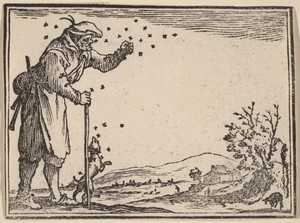 Peasant Attacked by Bees
