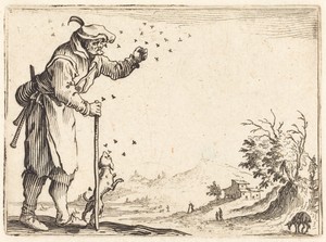 Peasant Attacked by Bees