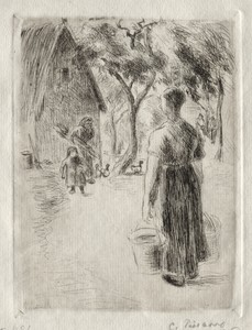 Peasant Woman Carrying Buckets