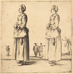 Peasant Woman, in Profile, Facing Left
