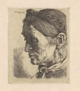 Peasant Woman with Closed Eyes