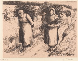 Peasants Carrying Sticks (Paysannes portant des fagots)