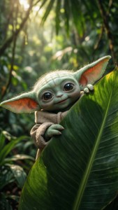 Peek-a-Boo Baby Yoda