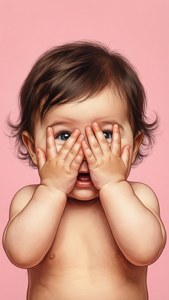 Peekaboo Hands Baby