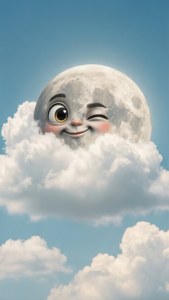 Peekaboo Moon