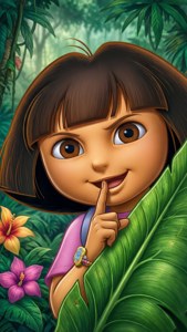 Peeking Dora