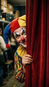 Peeking Jester