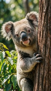 Peeking Koala