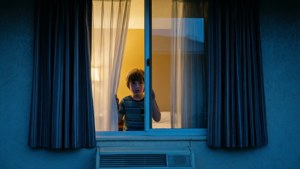 Peeking Through Window