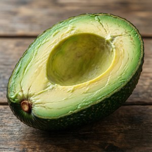 Peeled Avocado Half