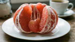 Peeled Grapefruit Breakfast