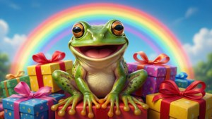 Peepo's Rainbow Gifts