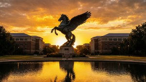 Pegasus at Sunset