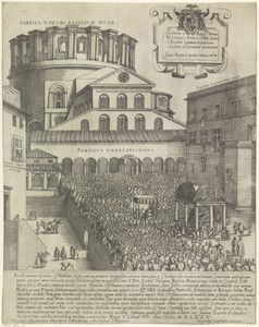 Pelgrims voor de Sint Pieter in het heilige jaar 1575