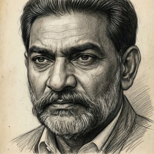 Pencil Drawing Of Sardar Patel