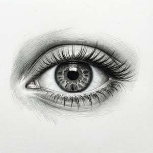 Pencil Eye Sketch