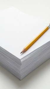 Pencil on Paper Stack