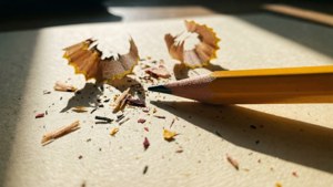 Pencil Shavings Art