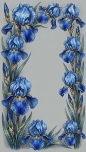Pencil Sketch Iris Corner
