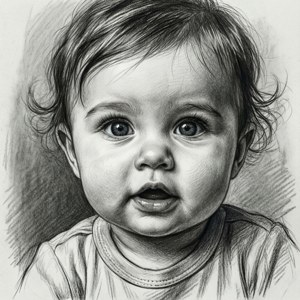 Pencil Sketch Portrait