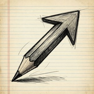 Pencil Tip Arrow
