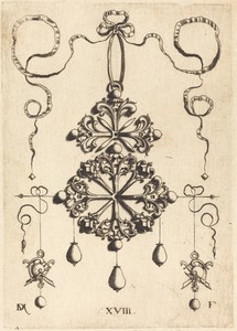 Pendant with Two Double Crosses