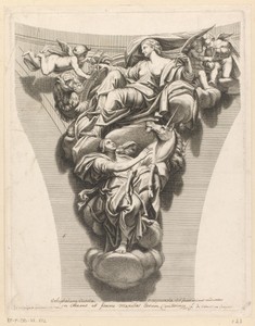 Pendentief met Temperantia